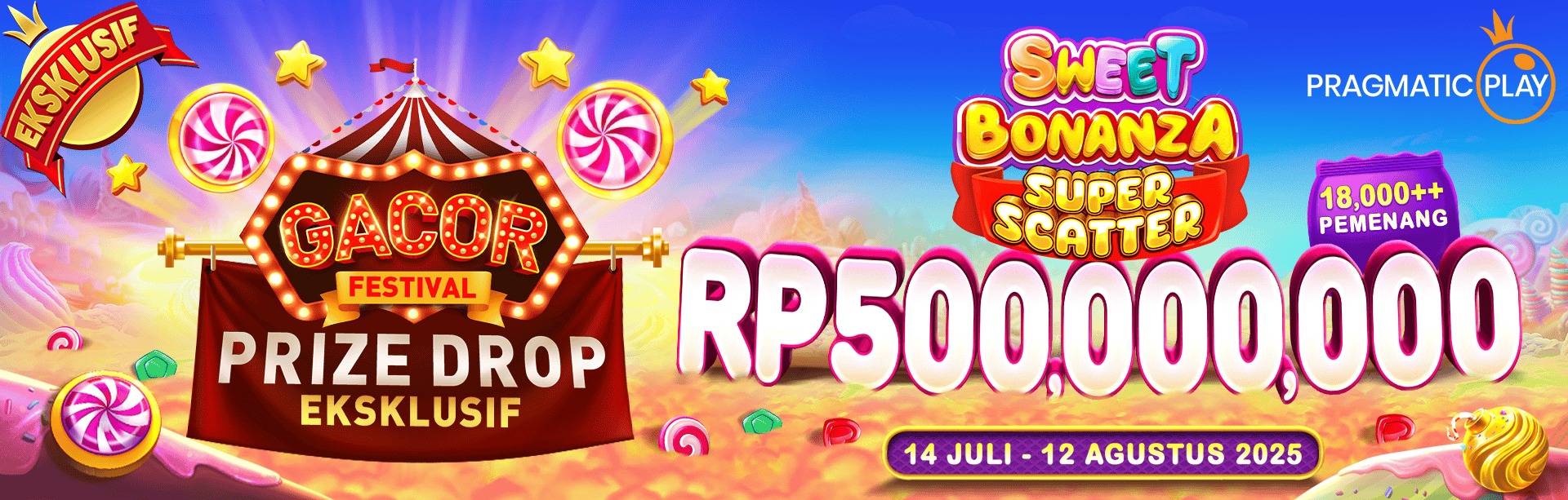 PP - GACOR FESTIVAL: PRIZE DROP EKSKLUSIF SWEET BONANZA SUPER SCATTER